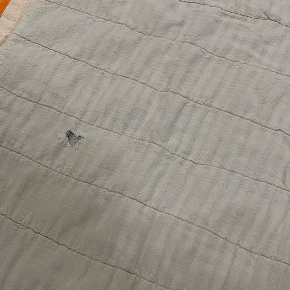 Vintage Flower Garden Quilt 77x59 Green Background Orange Border Victor - Picture 11 of 11